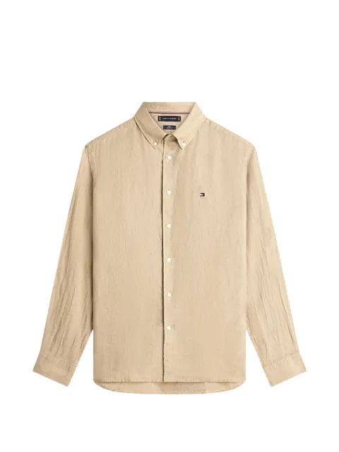 Tommy Hilfiger logo-embroidered shirt