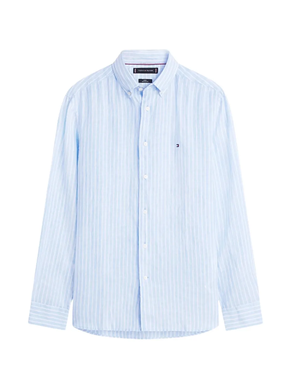 Tommy Hilfiger Gestreiftes Hemd - Blau