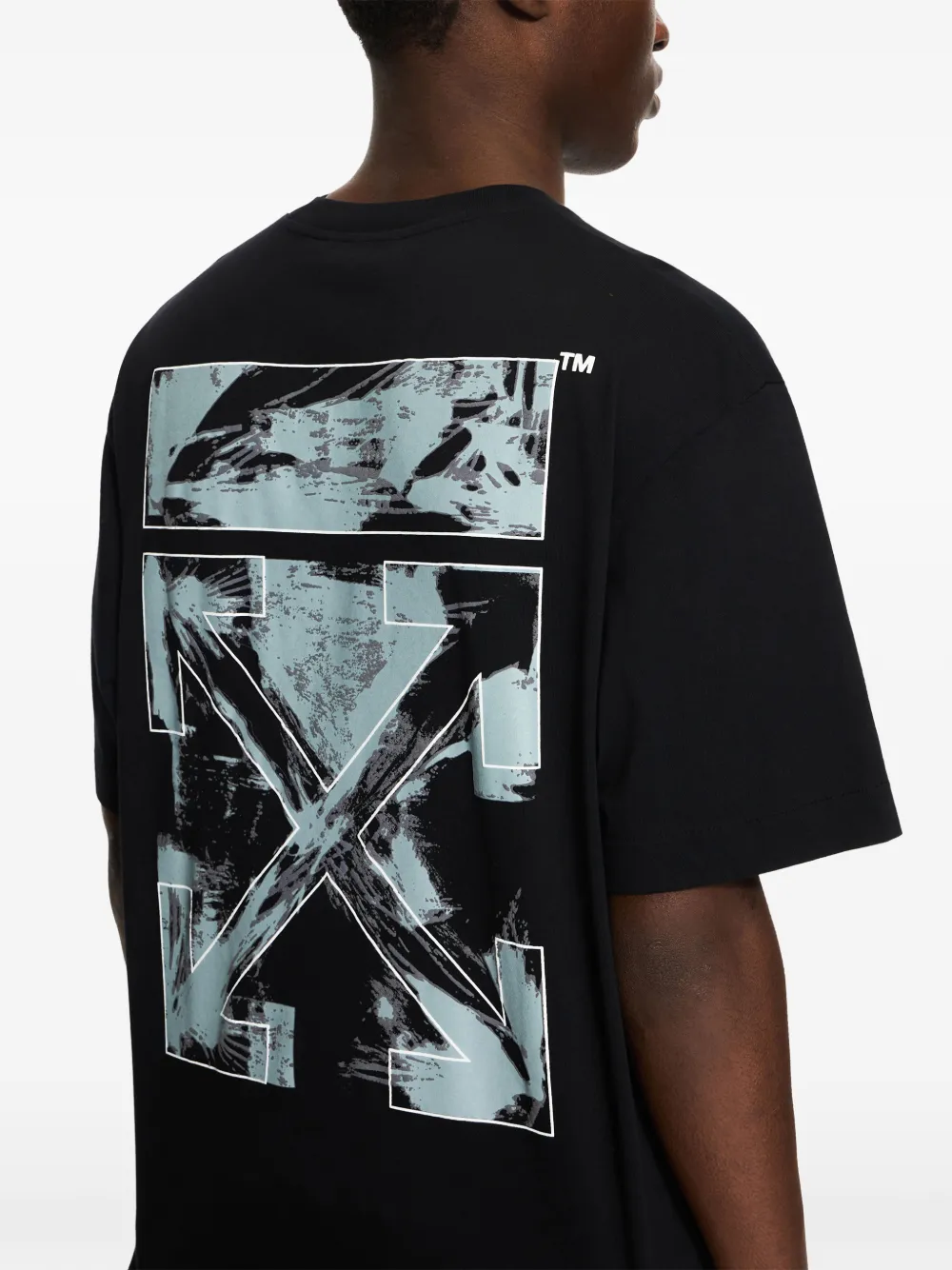 Off-White 3D Spray Arrow T-shirt Zwart