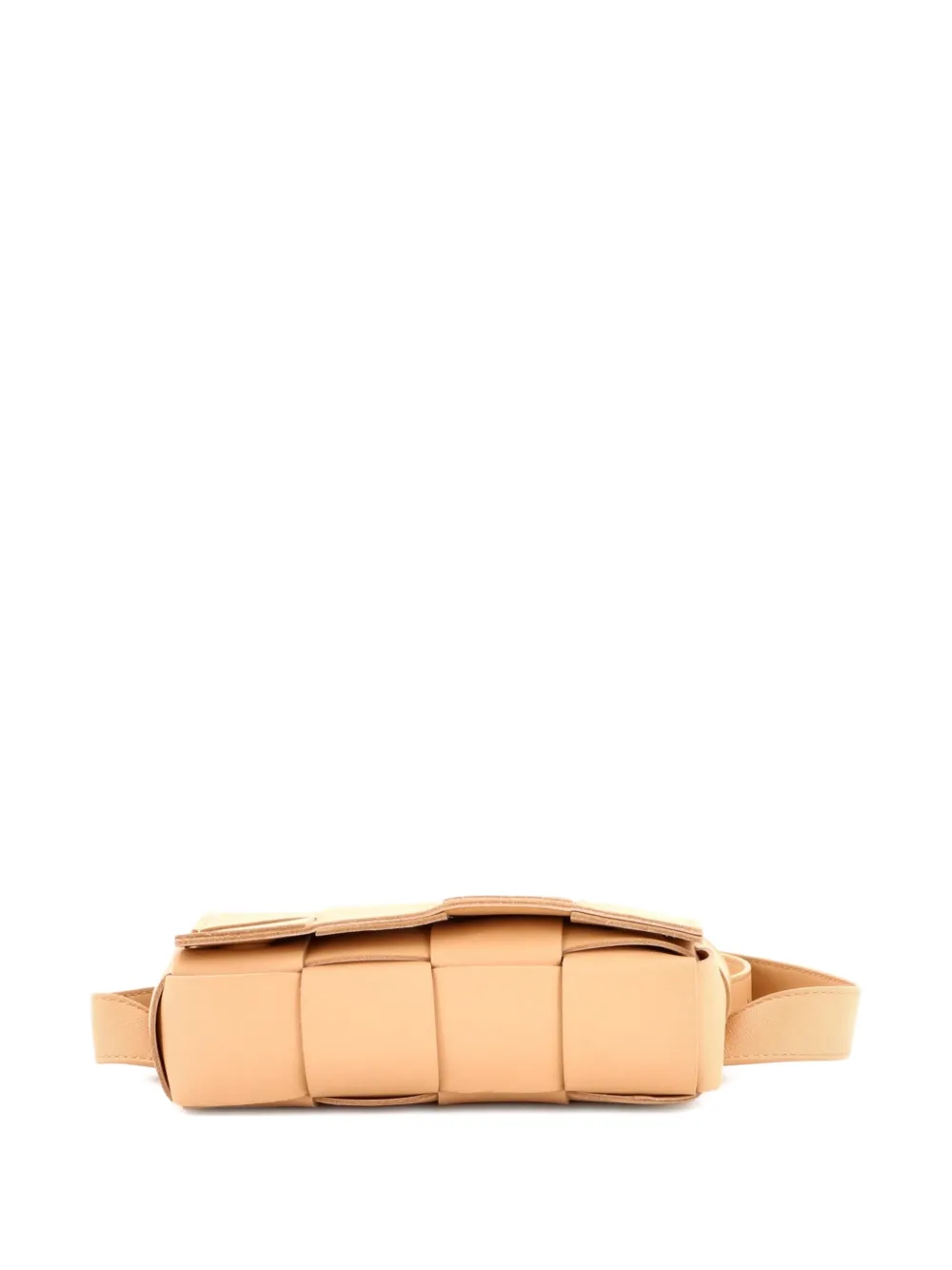 Cassette Maxi Intrecciato Leather Belt Bag