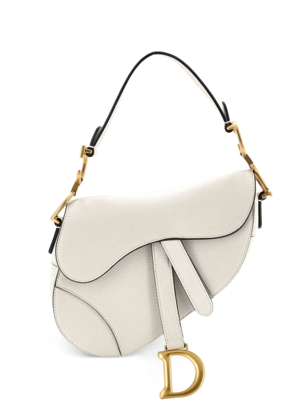 Christian Dior Pre-Owned Saddle Handbag Leather Mini shoulder bag - Toni neutri