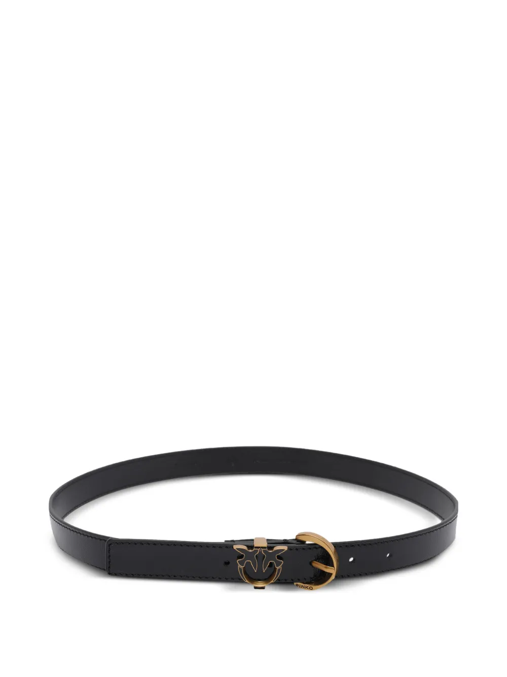 PINKO Love Birds leather belt - Nero