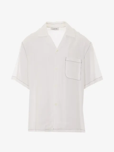Lanvin chemise à manches courtes