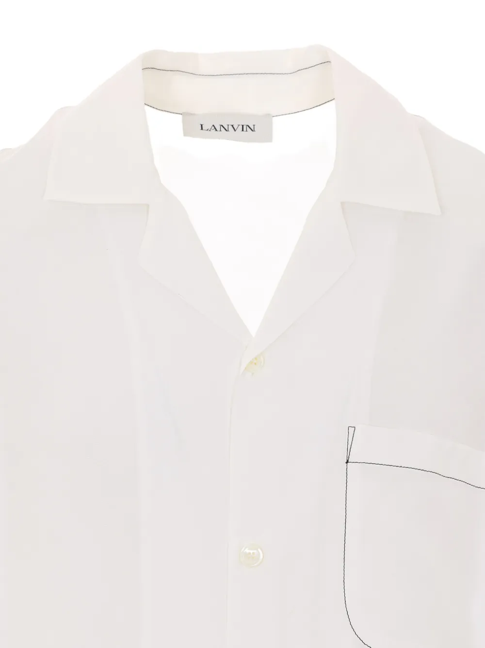 Lanvin Overhemd met zak Wit