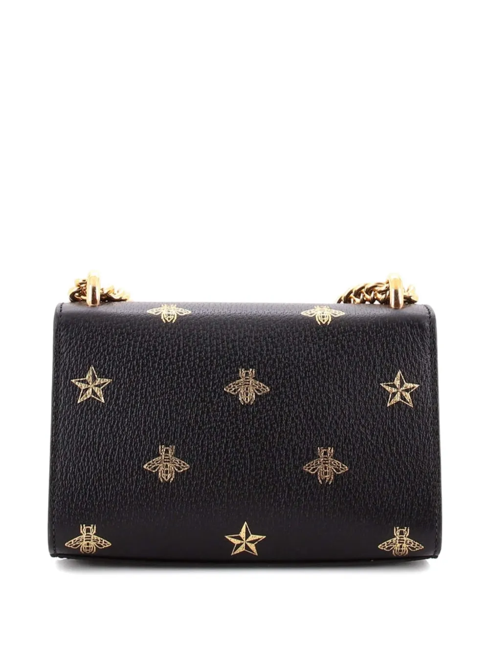 Padlock Printed Leather Small Shoulder Bag