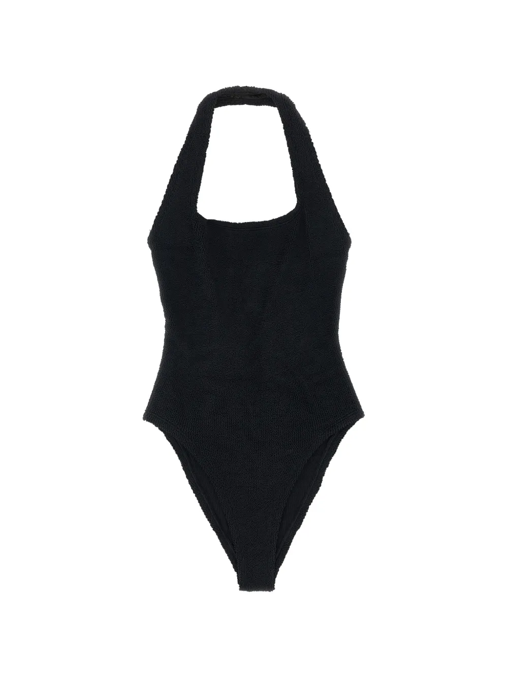 Hunza G Sandy crinkle swimsuit - Nero