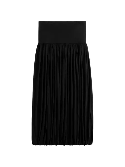 TOTEME gathered midi skirt