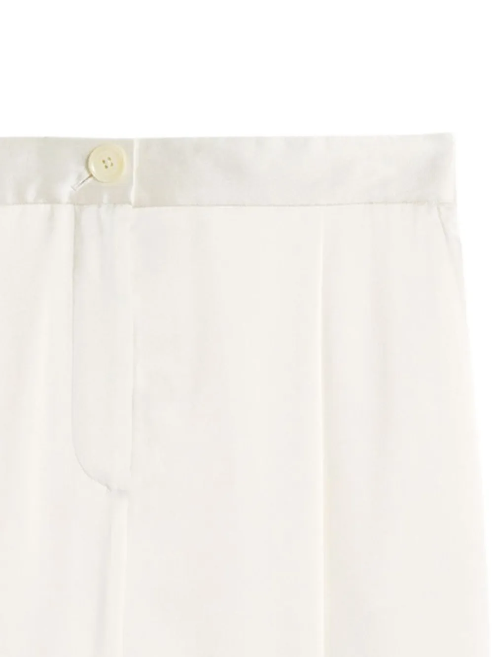 TOTEME Rok met colourblocking Wit