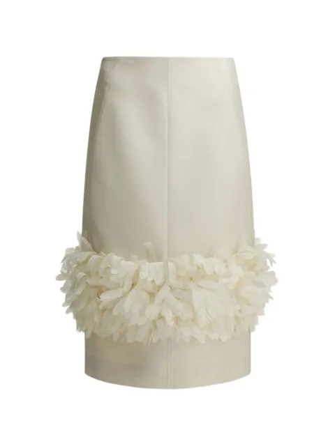 TOTEME falda midi con apliques