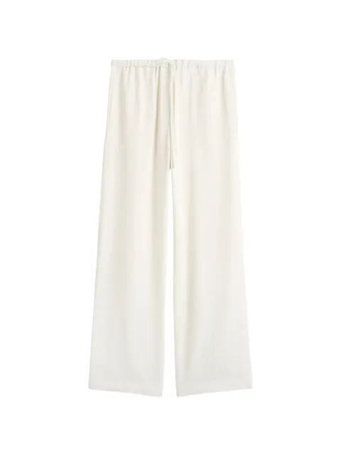 TOTEME drawstring striped trousers