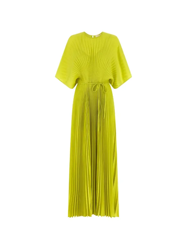 TWINSET Short Pleated Maxi Dress | Green | FARFETCH BH TWINSET Short Pleated Maxi Dress | Green | FARFETCH BH