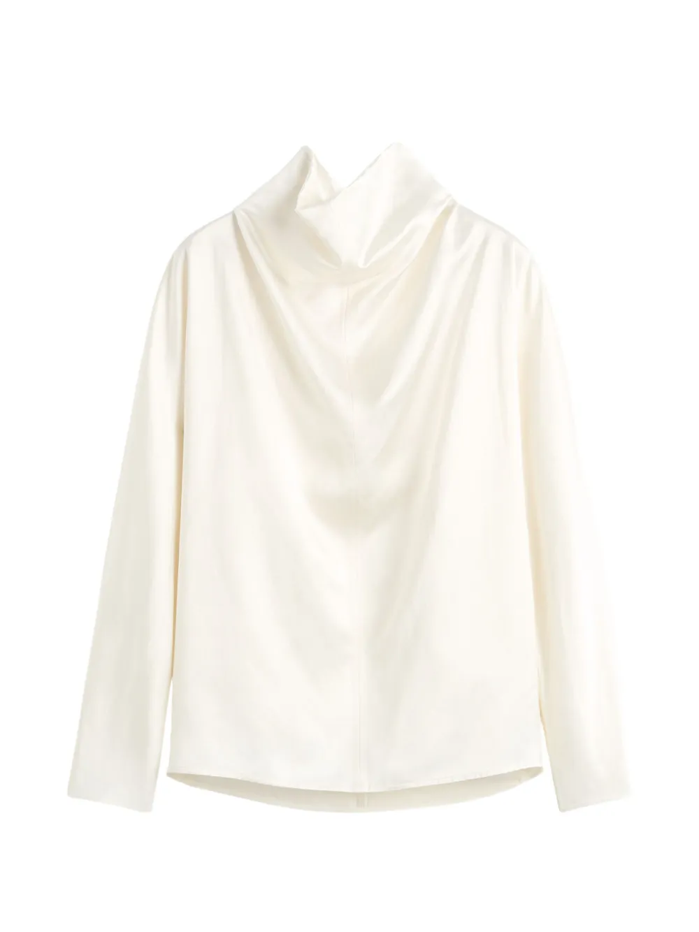 TOTEME Blusa con scollo drappeggiato - Bianco