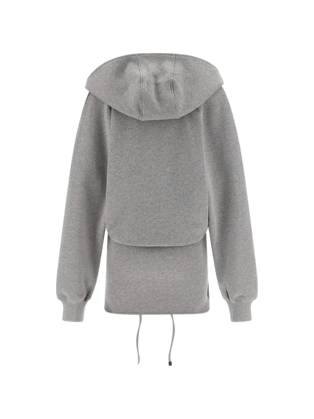 Hooded V-Neck Mini Dress