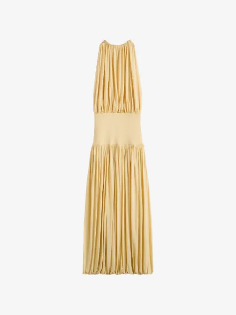 TOTEME soft gathered dress champagne
