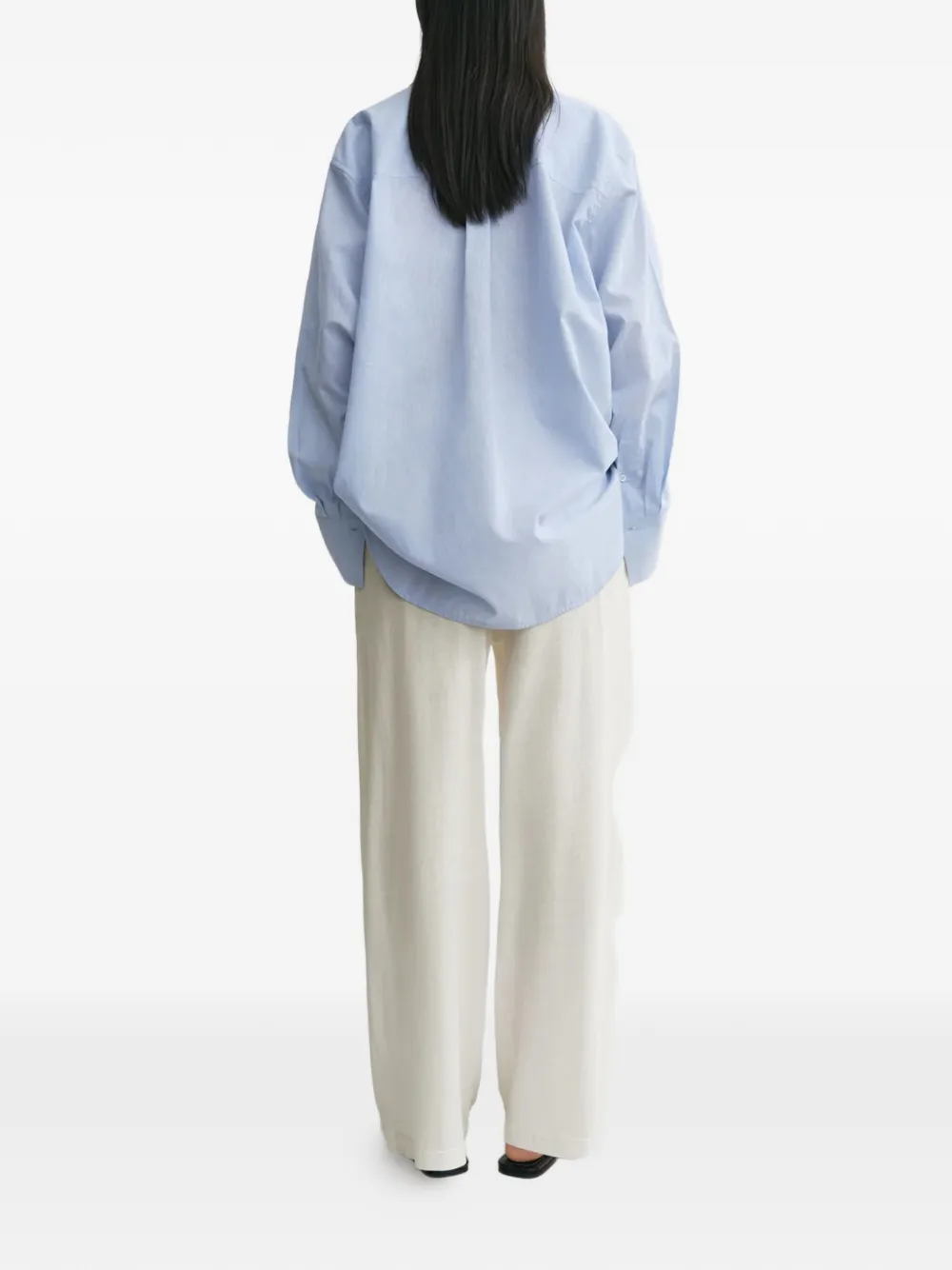 TOTEME Oversized blouse Blauw