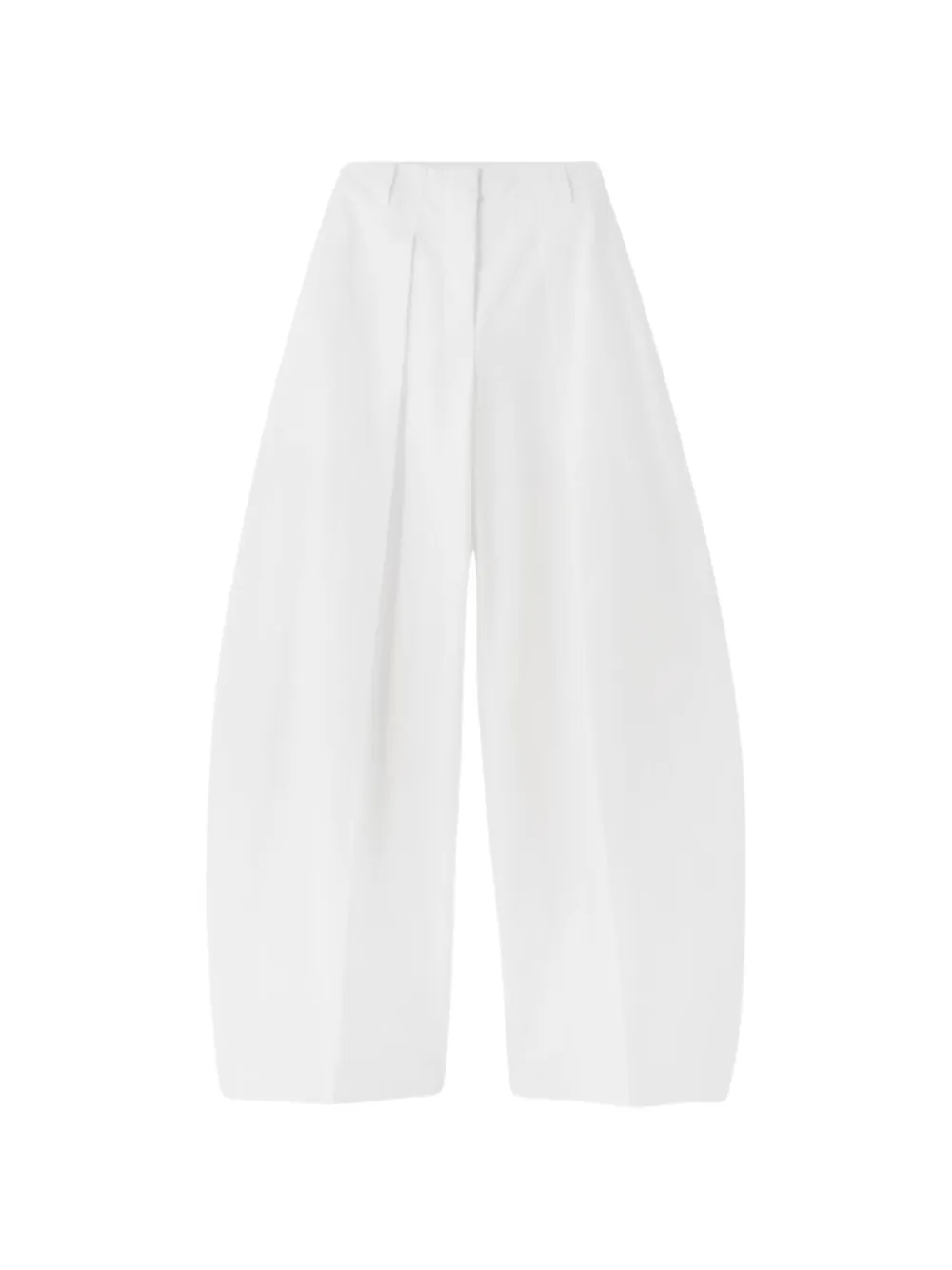Jacquemus Pantaloni Le Pantalon Ovalo con pieghe - Bianco