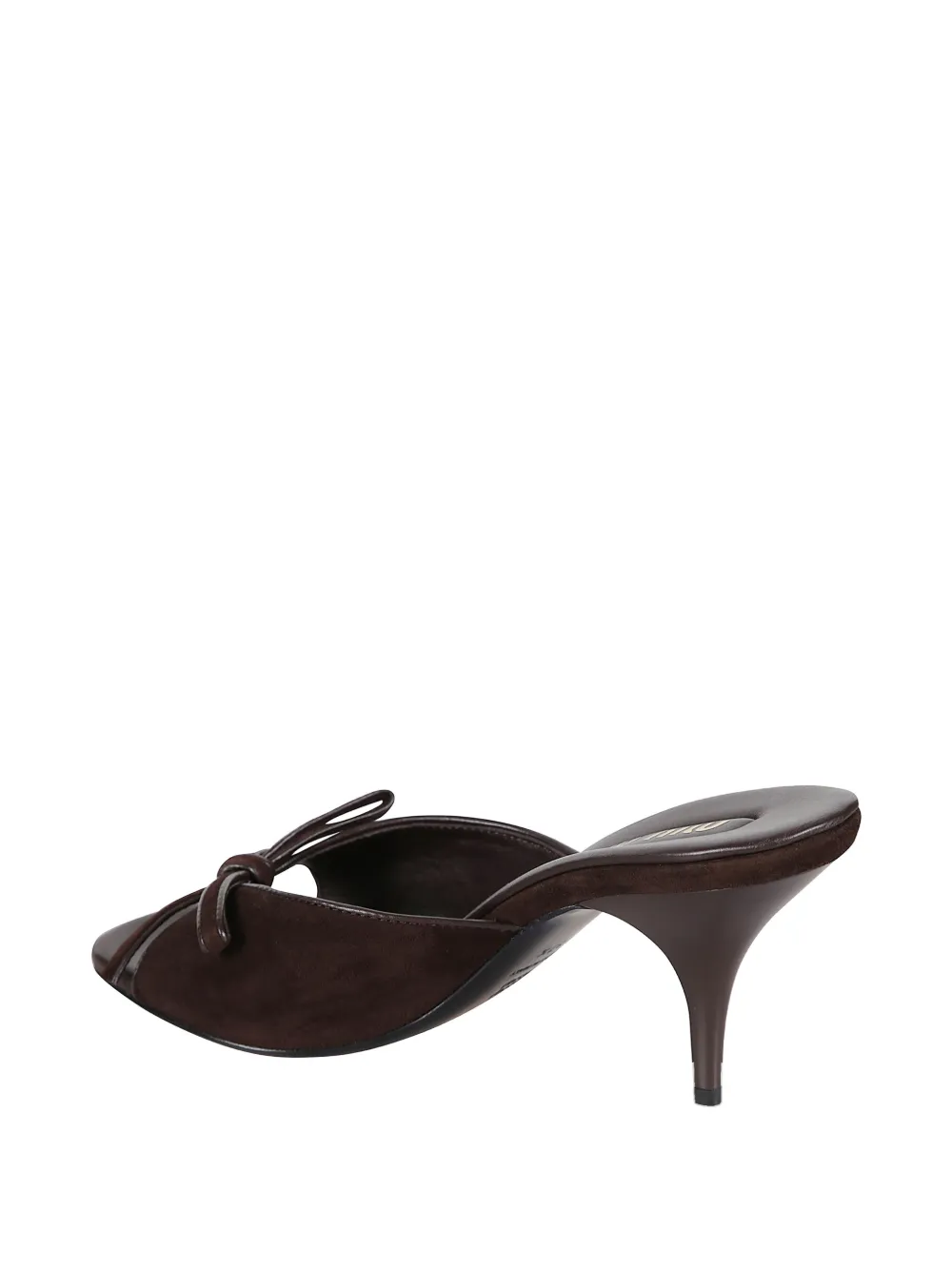 Miu bow heeled sandals Bruin