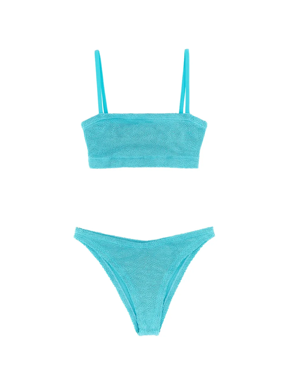 Hunza G Gigi crinkle bikini set - Blu