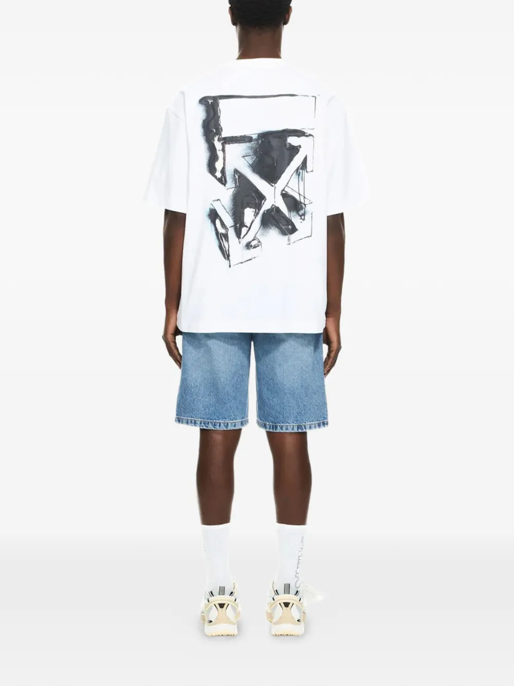  Off-white Camiseta 3d Spray Arrow Skate - Blanco 