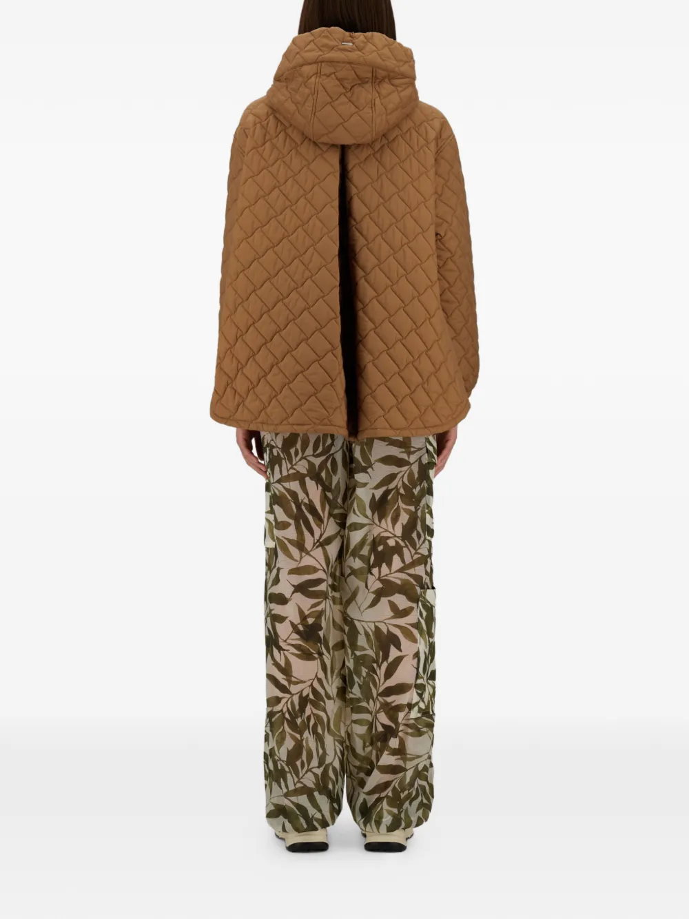  Herno Hooded Quilted Coat - Brown 