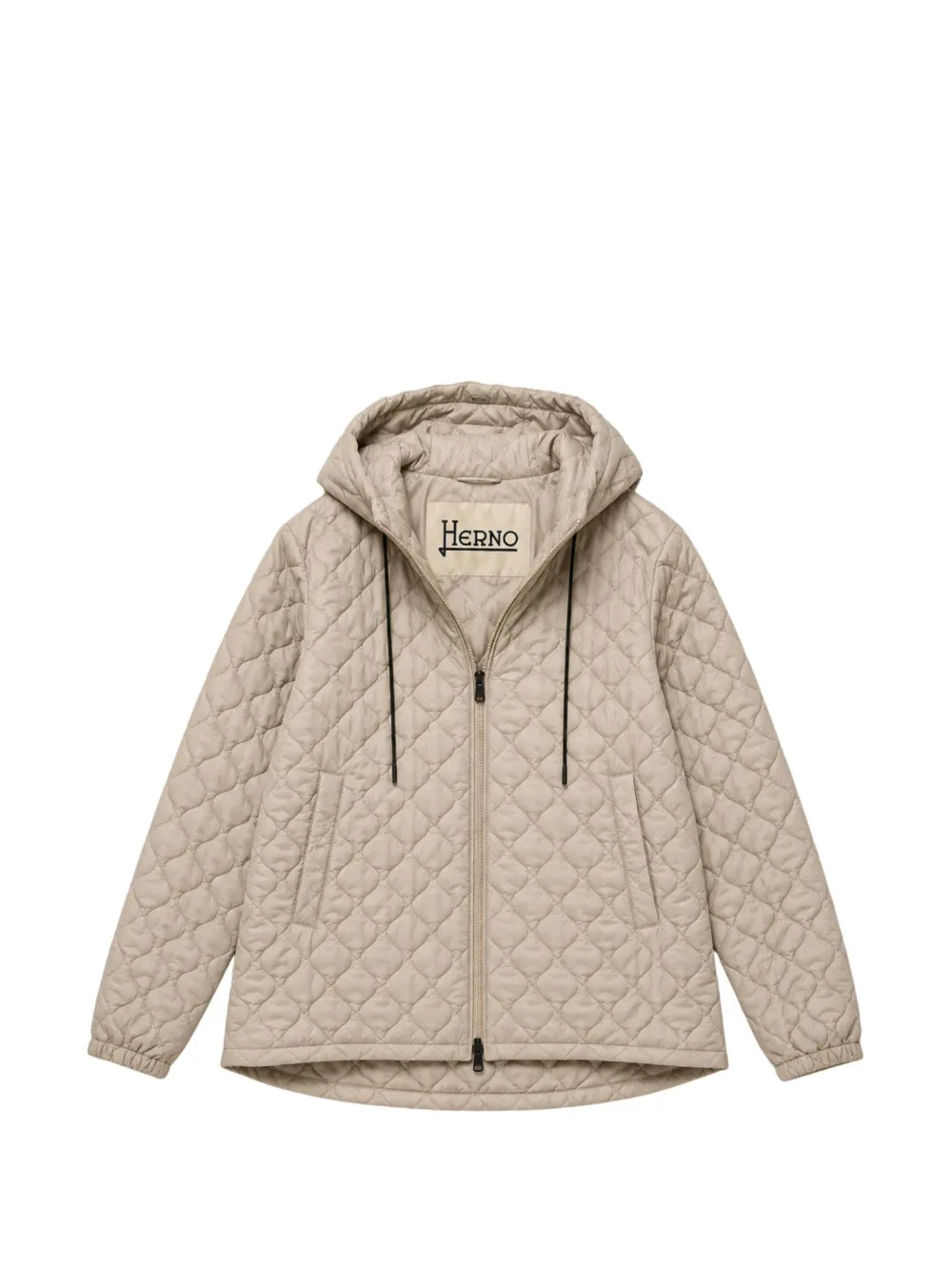 Herno hooded quilted coat - Brown