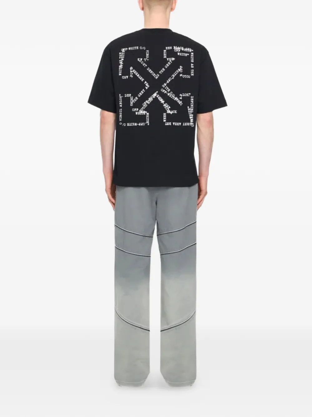 Off-White Type Arrow Skate T-shirt Zwart