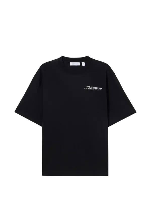 Off-White Camiseta Type Arrow Skate S/S | Preto | FARFETCH BR