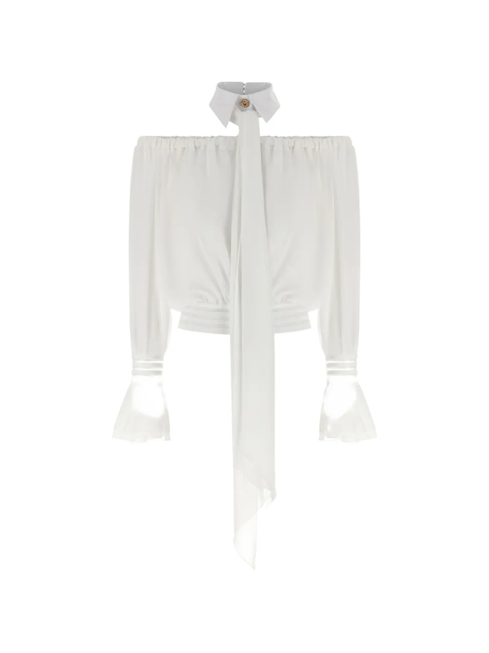Elisabetta Franchi off-the-shoulder blouse - Bianco