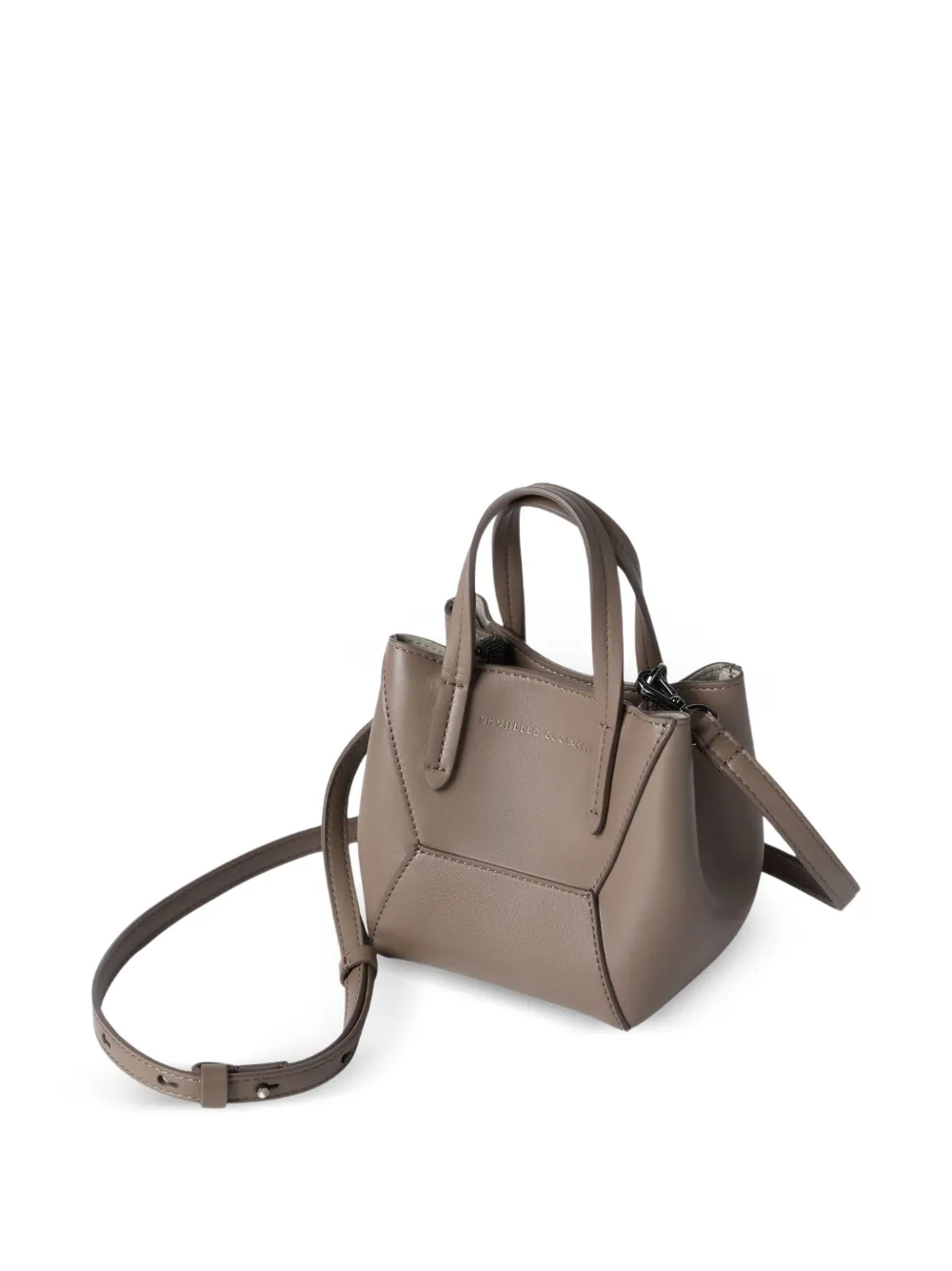 Mini Bc Duo Leather Tote Bag