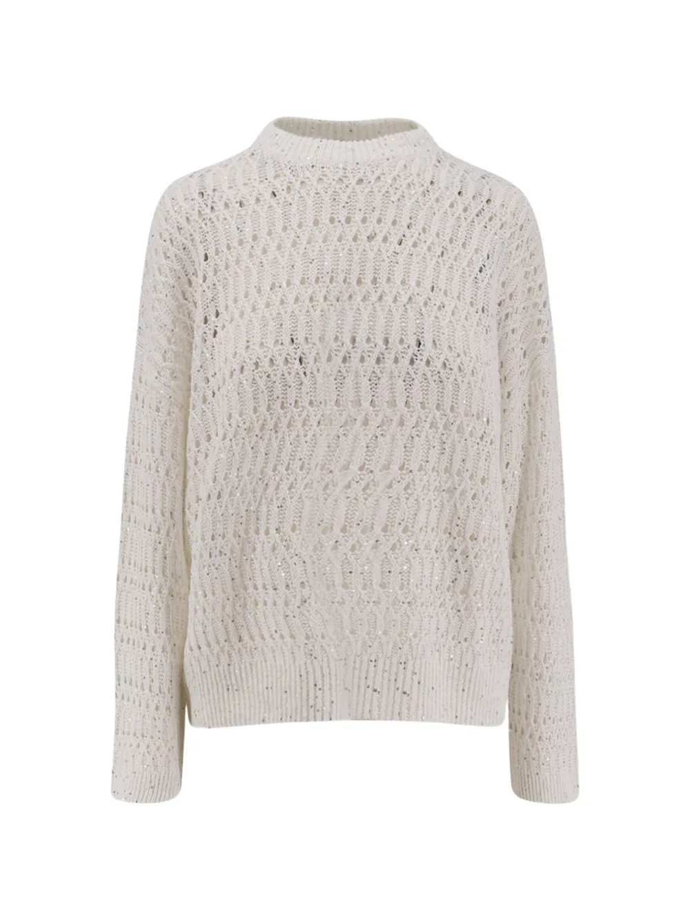 Brunello Cucinelli Maglione traforato - Toni neutri