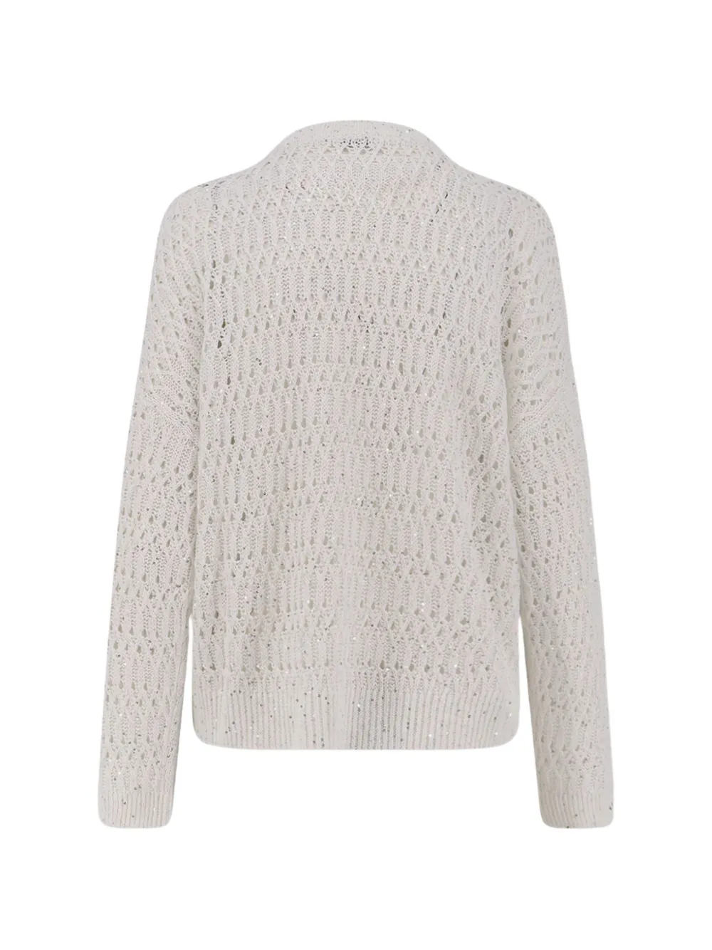  Brunello Cucinelli Openwork Sweater - Neutrals 