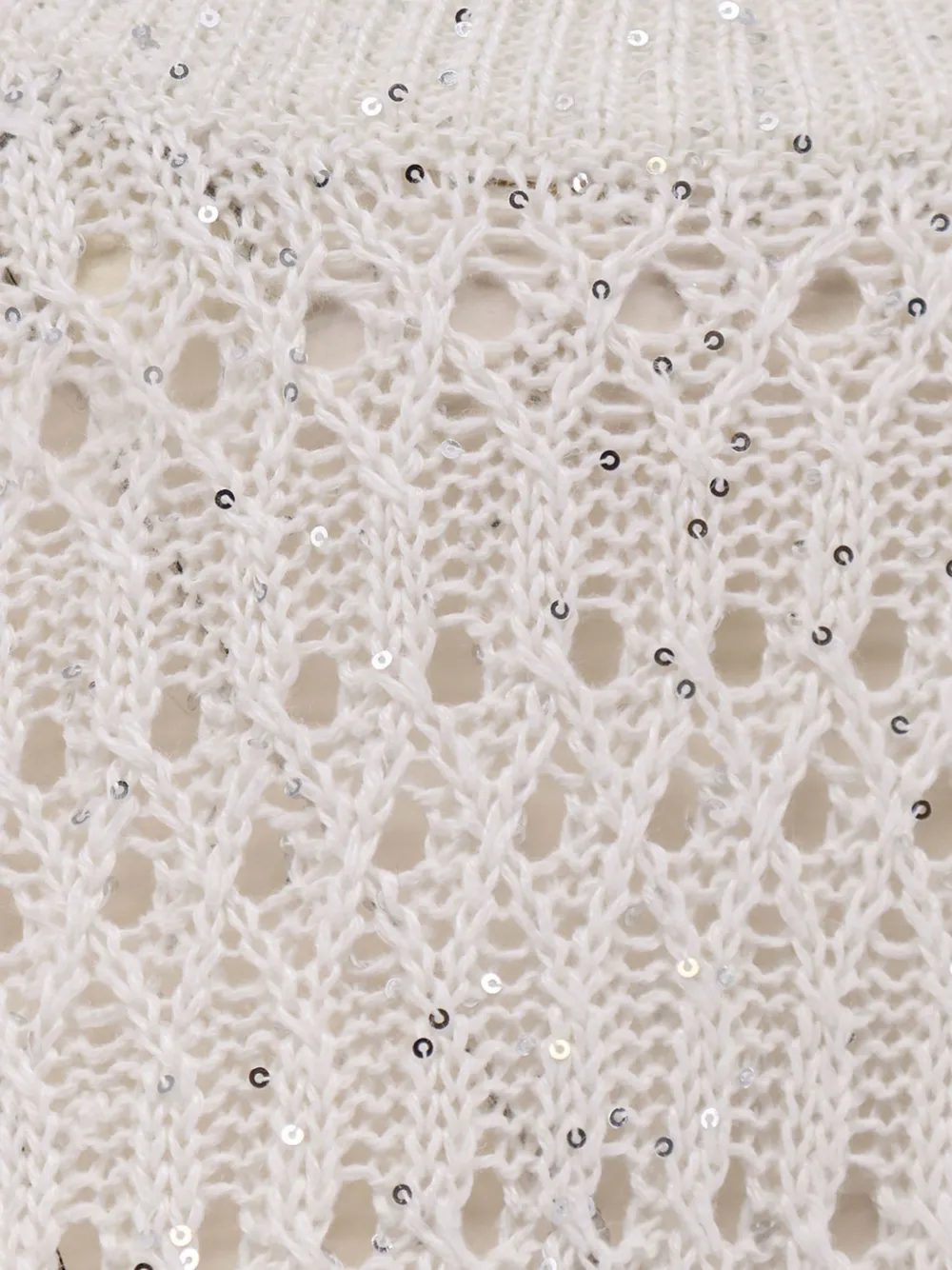  Brunello Cucinelli Openwork Sweater - Neutrals 