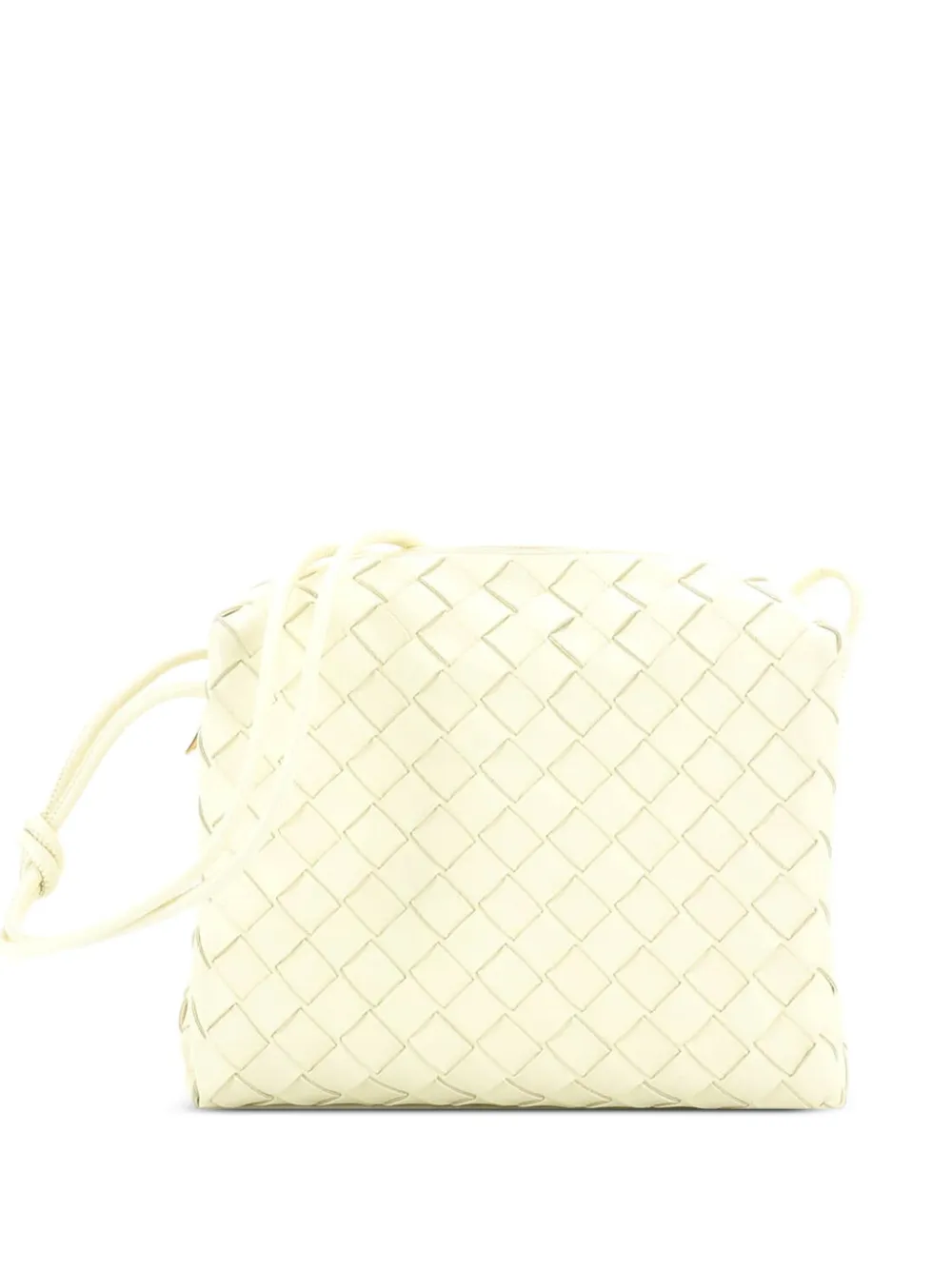 Bottega Veneta Pre-Owned Loop Intrecciato Nappa Small crossbody bag - Giallo