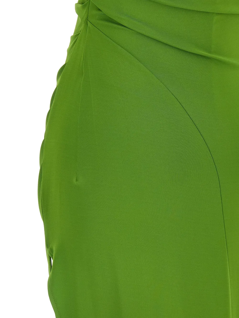 Padded One-Shoulder Dress
