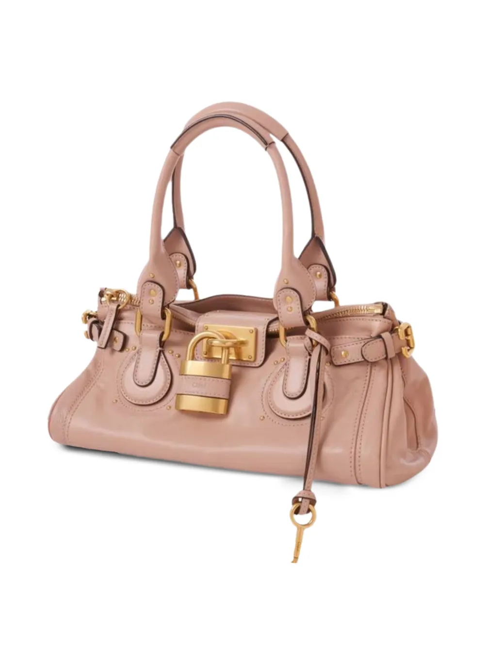 Chloé Paddington leren shopper Roze