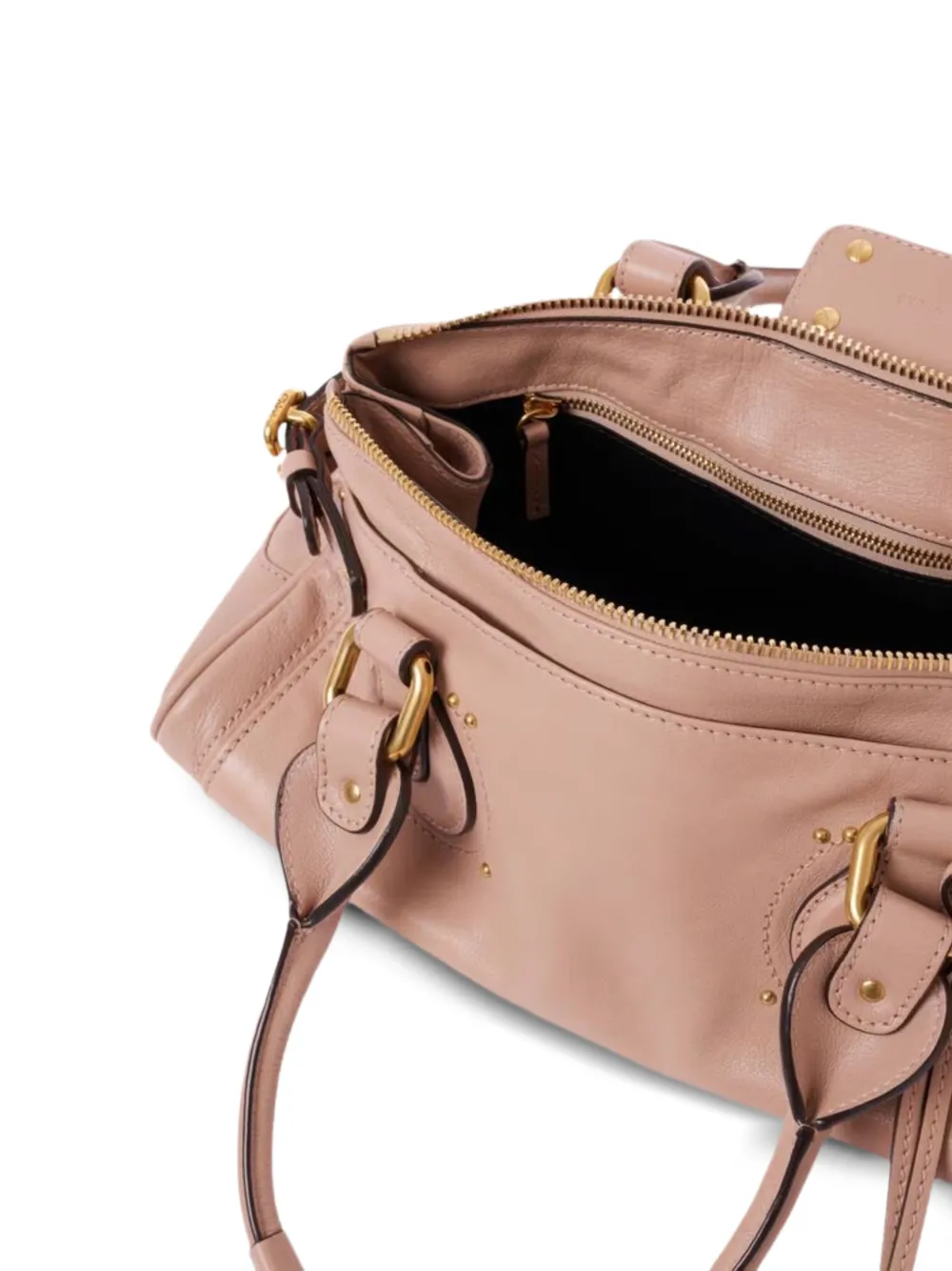 Chloé Paddington leren shopper Roze