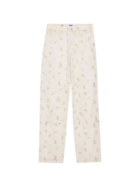 MSGM floral trousers