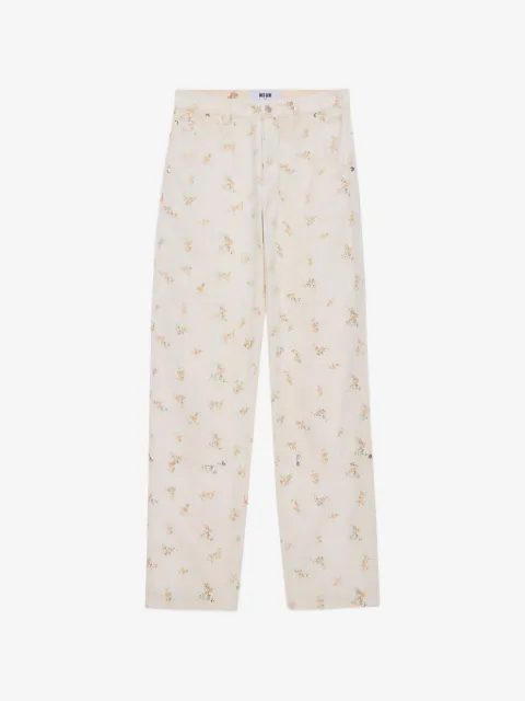 MSGM floral trousers