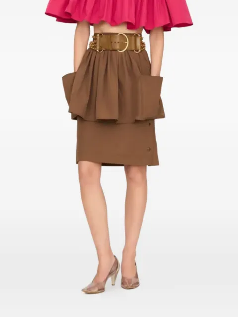 Chloé falda corta con bolsillos