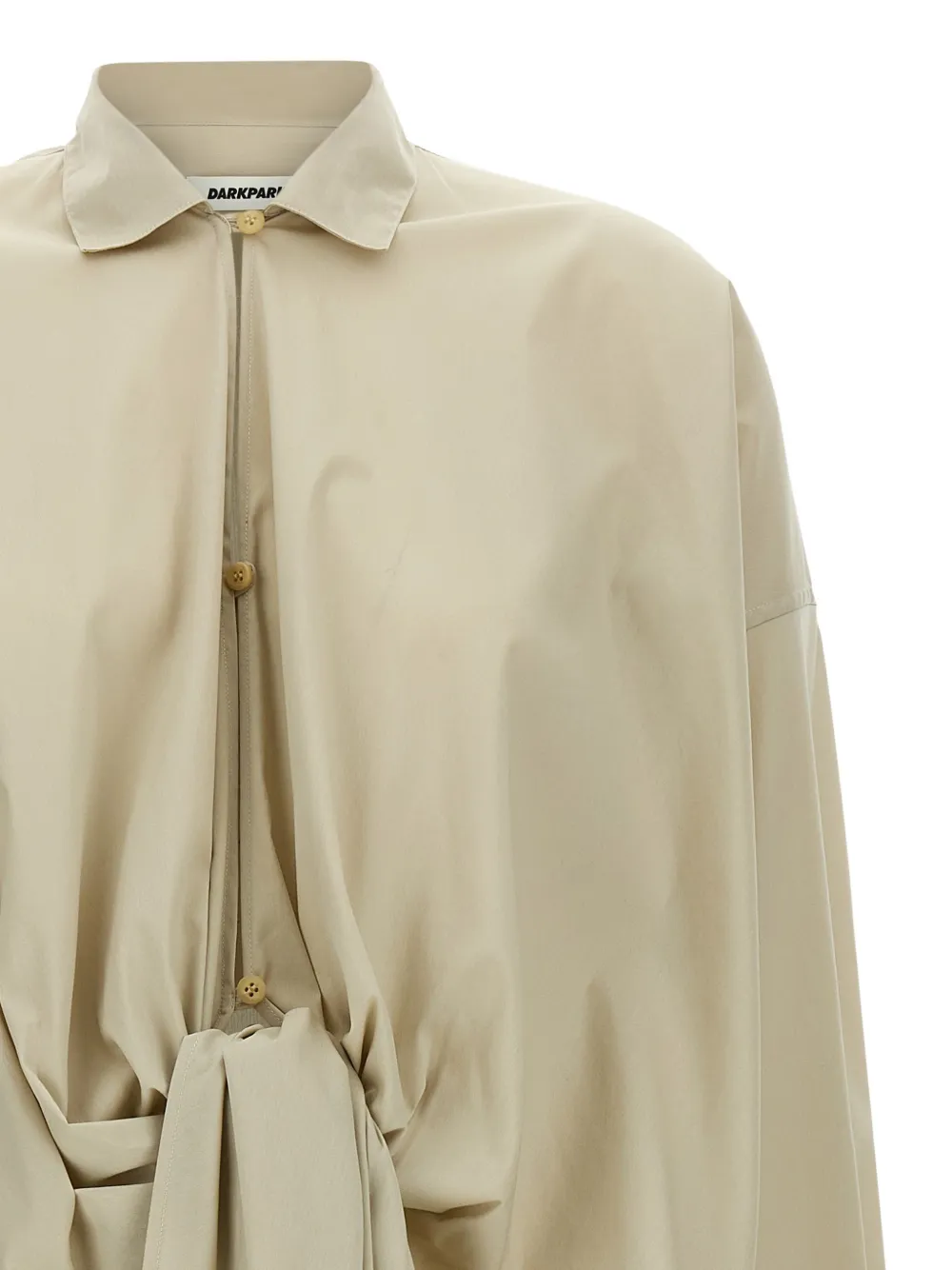 Romy Tie-Waist Button Shirt
