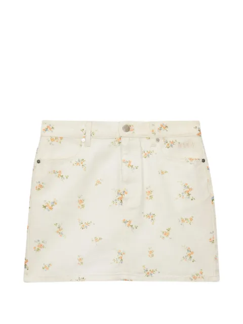 MSGM floral-print mini skirt