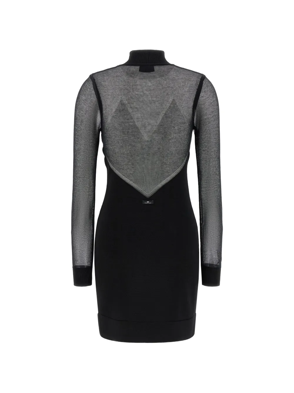 Elisabetta Franchi ハイネック ミニドレス | ブラック | FARFETCH JP
