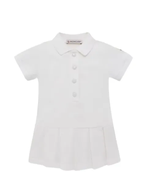 Moncler Enfant vestido plisado