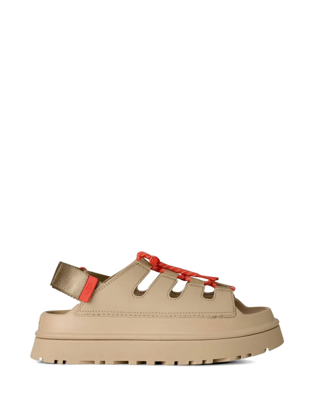 UGG Sandalen met logopatch Beige