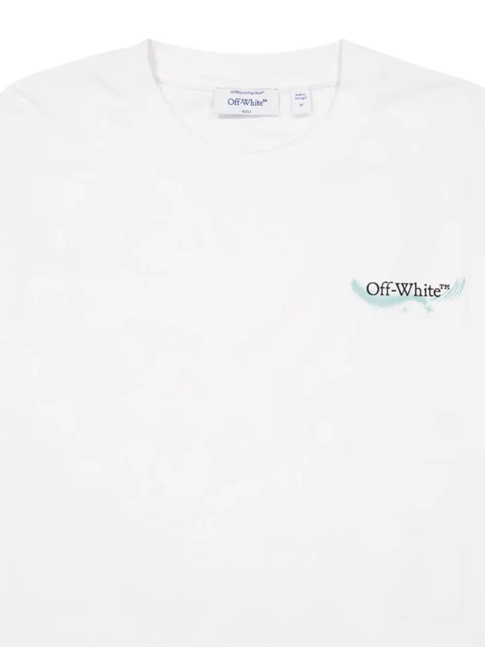Off-White T-shirt met logoprint Wit