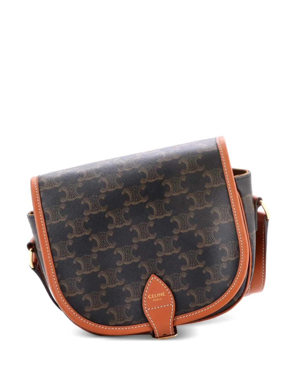 Celine Pre-Owned Tabou Bag Smooth Calfskin Medium crossbody bag - Toni neutri