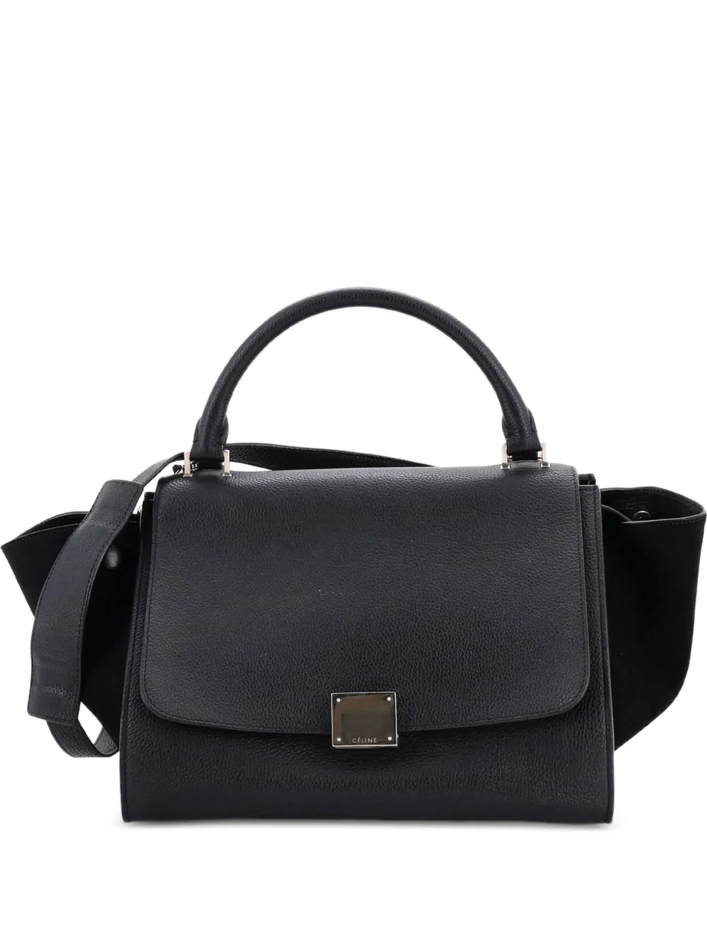 Celine Pre-Owned Trapeze Bag Leather Small satchel - Nero