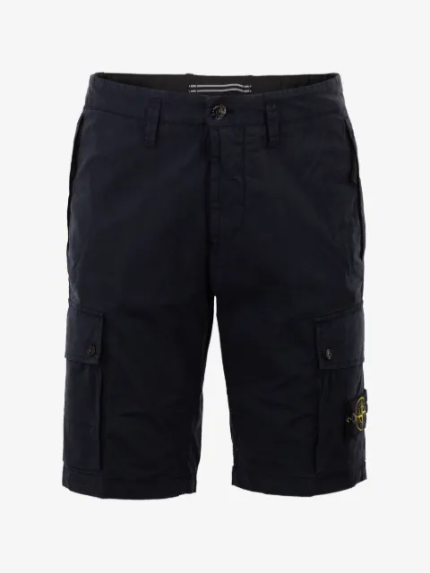 Stone Island logo-patch cargo shorts