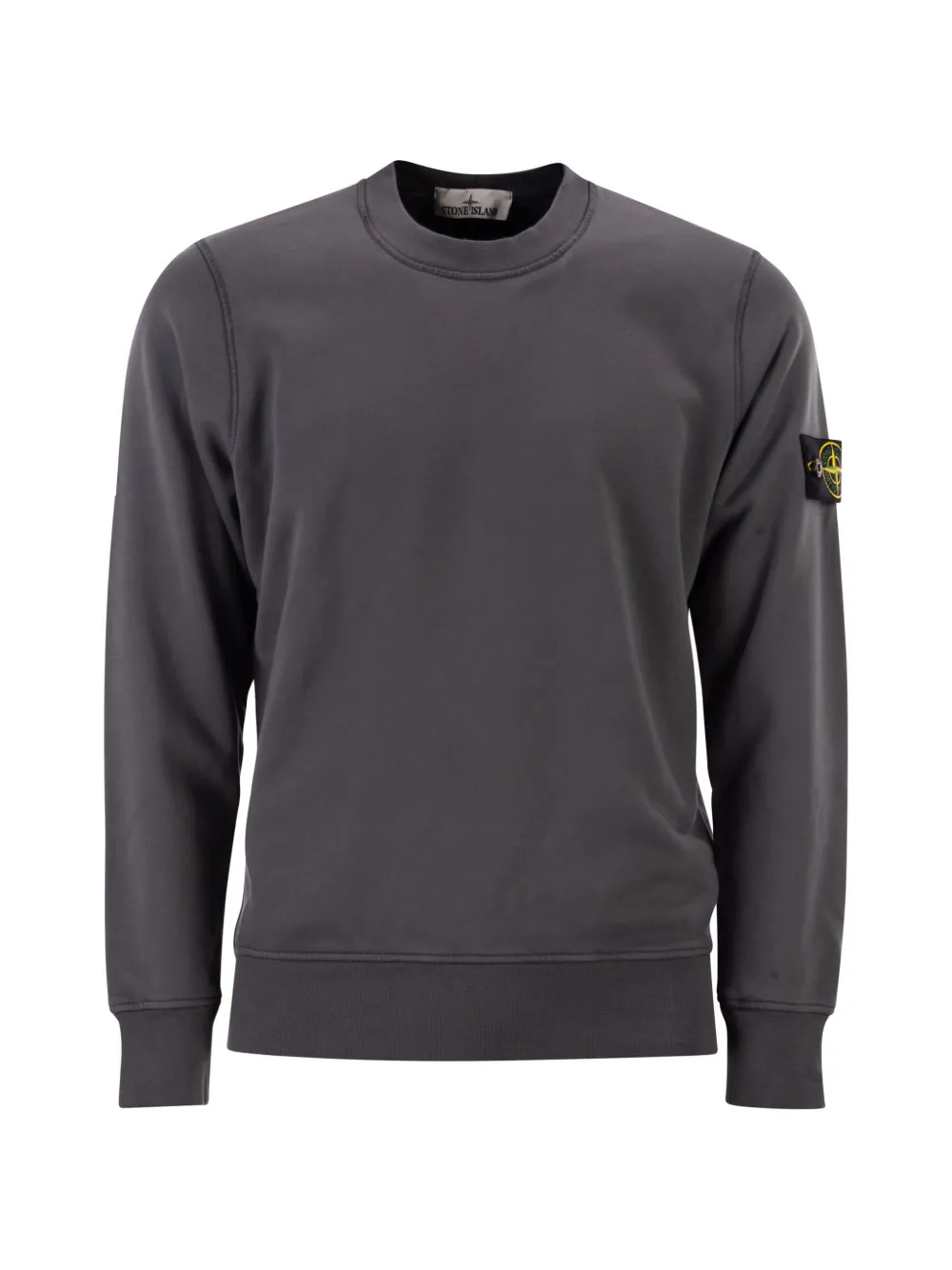 Stone Island raglan-sleeve crew-neck sweatshirt | Grey | Image 1