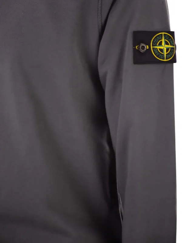 Stone Island ラグランスリーブ スウェットシャツ | グレー | FARFETCH JP